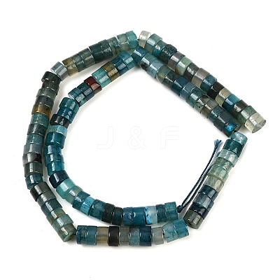 Dyed Natural Agate Beads Strands G-U030-B01-01-1