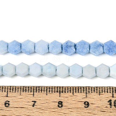 Anti-Tarnish Electroplate Glass Beads Strands GLAA-T028-6mm-02A-1