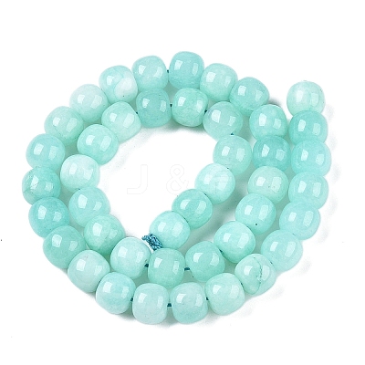 Dyed Natural White Jade Beads Strands G-T138-S09-1
