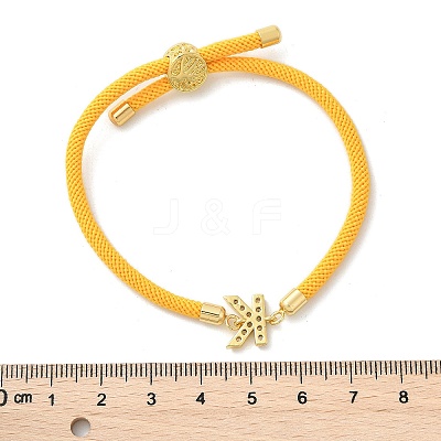 Adjustable Nylon Cord Bracelets BJEW-C096-01G-11-1