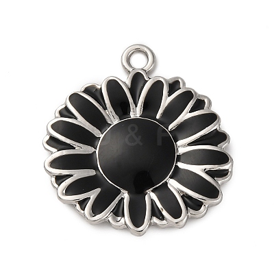 Alloy Enamel Pendants PALLOY-R162-13P-05-1