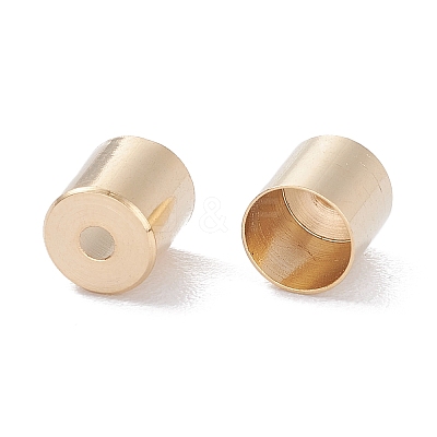 Brass Cord Ends X-KK-D002-02C-G-1