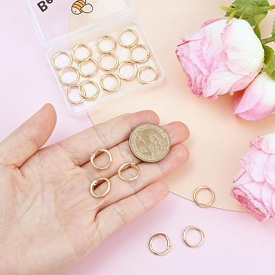 20Pcs Brass Open Jump Rings KK-BBC0023-10E-1