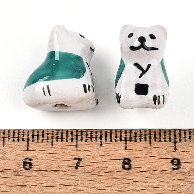 Handmade Porcelain Beads PORC-N009-09B-1