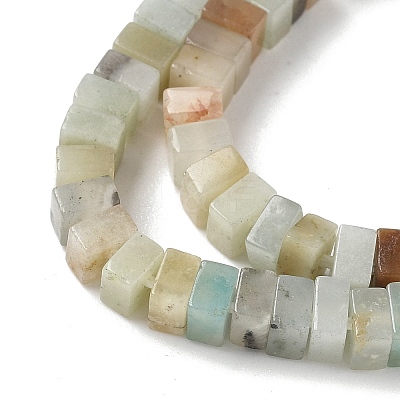 Natural Flower Amazonite Beads Strands G-I394-A11-1