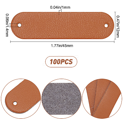 Imitation Leather Sew on Patches DIY-WH0265-44D-1