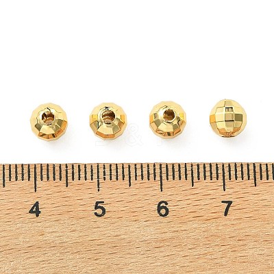 SHEGRACE Brass Round Beads XGRPCU042-293G-1