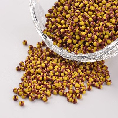 12/0 Opaque Colours Seep Glass Beads SEED-M008-C17-1