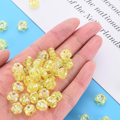 Transparent Acrylic Beads MACR-S373-06-C07-1