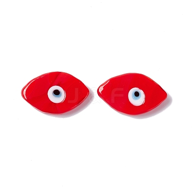 Handmade Evil Eye Lampwork Cabochons LAMP-F025-06C-1
