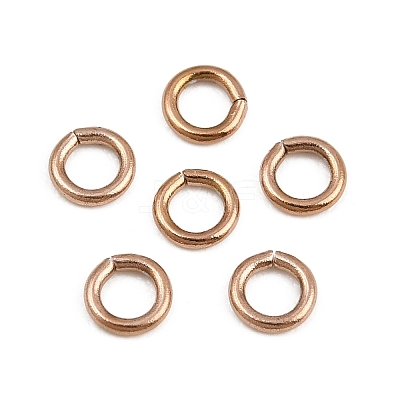 304 Stainless Steel Open Jump Rings SA-CBAF81C-01E-RG-1