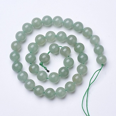 Natural Green Aventurine Beads Strands G-D855-09-8mm-1
