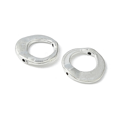 Tibetan Style Irregular Ring Bead Frames LS-LF10246Y-1