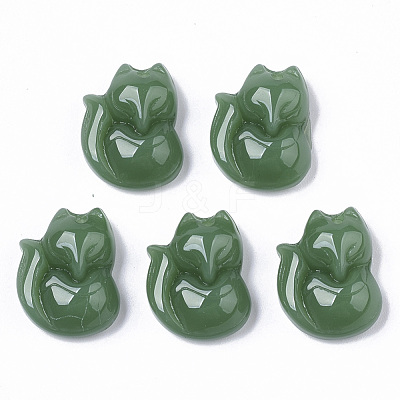 Spray Painted Glass Pendants GLAA-N035-09A-A02-1