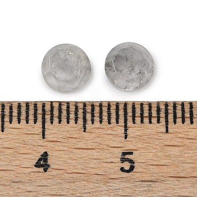 Natural Cloudy Quartz Cabochons G-B146-01A-1