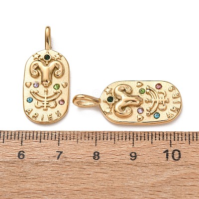 304 Stainless Steel Pendants STAS-C184-10G-10-1