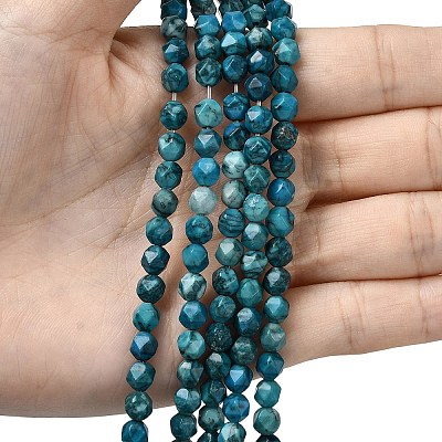 Natural Map Stone Beads Strands G-Z119-A23-01-1