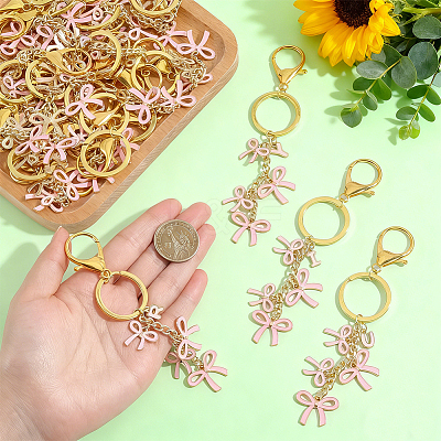 26Pcs Alloy Enamel Keychains KEYC-GA00017-1