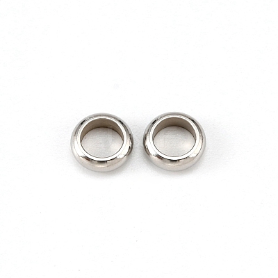 304 Stainless Steel Crimp Beads LS-STAS-WH0029-06D-01-1
