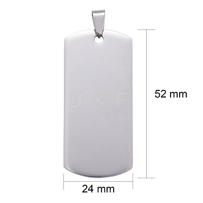 Tarnish Resistant 304 Stainless Steel Big Pendants STAS-I140-19B-S-1