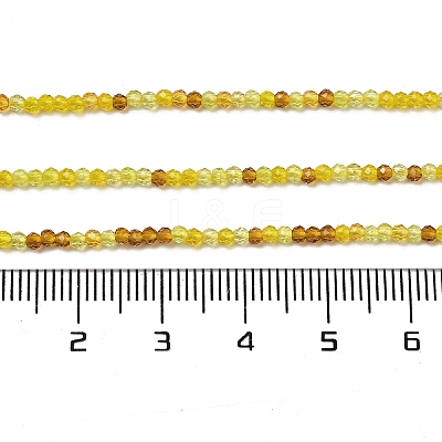 Transparent Glass Beads Strands GLAA-H027-01H-1