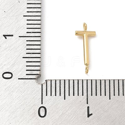 304 Stainless Steel Letter Connector Charms STAS-M108-01G-20-1