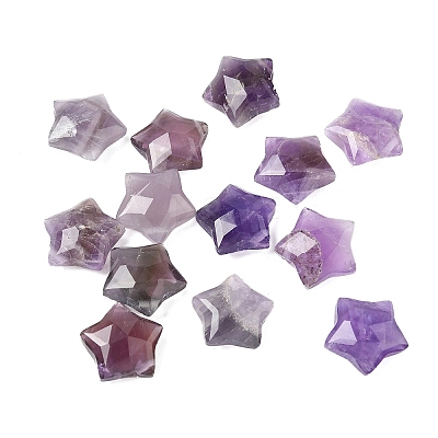 Natural Amethyst Charms G-H241-04D-1