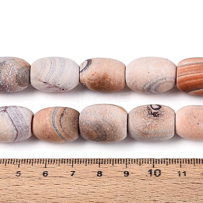 Dyed Natural Agate Beads Strands G-T144-29-1
