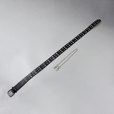 Imitation Leather Alloy Belt Buttons FIND-WH20012-54-1