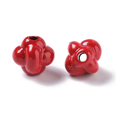 Spray Painted Alloy Bead PALLOY-H134-33-1