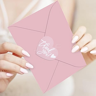 20Pcs Coated Paper Thank You Greeting Card DIY-YW0012-24C-1