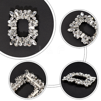 2Pcs Alloy Shoe Buckle Clips FIND-GF0002-79-1