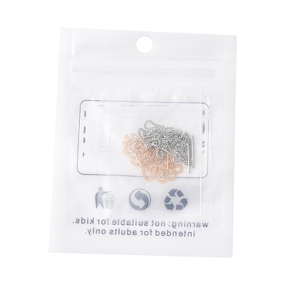 8Pcs 2 Colors Brass Stud Earring Findings KK-FS0001-52-1