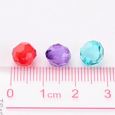 Transparent Acrylic Beads TACR-S113-7mm-M-1