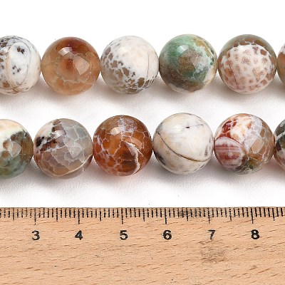 Natural Fire Crackle Agate(Dyed & Heated) Beads Strands G-K425-A03-14mm-1