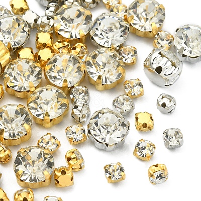 4 Style Sew on Rhinestone KK-FS0001-08-1