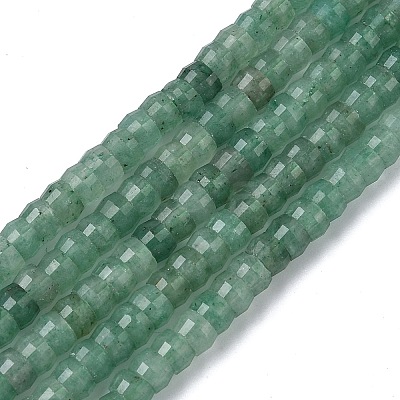 Natural Green Aventurine Heishi Beads Strands G-A299-A01-01-1