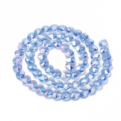 Electroplate Glass Beads EGLA-Q091-14mm-A11-1