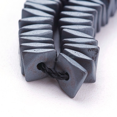 Non-magnetic Synthetic Hematite Bead Strand X-G-E431-05-1