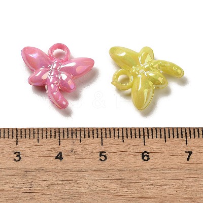 Plating Opaque Acrylic Pendant OACR-E039-64-1