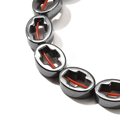 Electroplated Synthetic Non-magnetic Hematite Beads Strands G-L613-Z01-01M-1