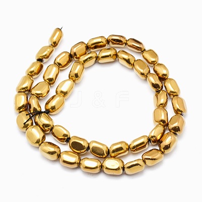 Electroplate Non-magnetic Synthetic Hematite Beads Strands G-L488-A-05-1