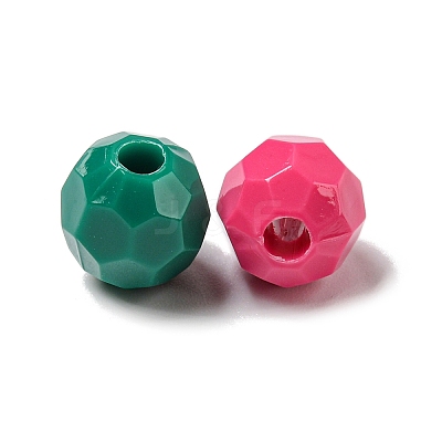 Opaque Acrylic Beads PACR-C006-21-1