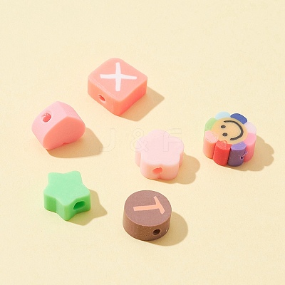 Handmade Polymer Clay Beads CLAY-FS0001-19-1