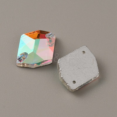 Sew on Rhinestones GLAA-WH0023-23C-1