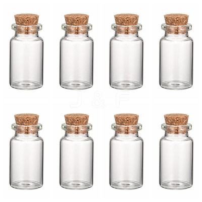 Glass Jar Glass Bottles X1-AJEW-H004-7-1-1