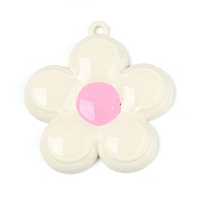 Spray Painted Alloy and Enamel Big Pendants PALLOY-T092-80G-1