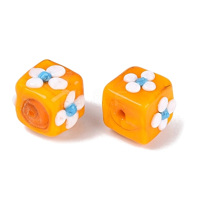 Handmade Bumpy Lampwork Beads LAMP-Q039-14B-1