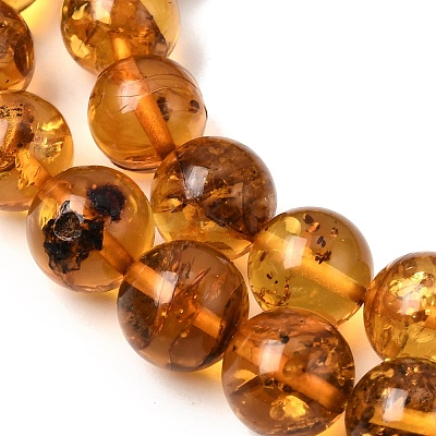 Natural Amber Beads Strands G-K376-H02-02-1
