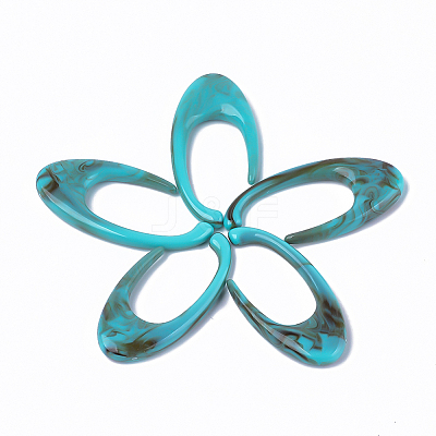Acrylic Beads OACR-T008-03B-1